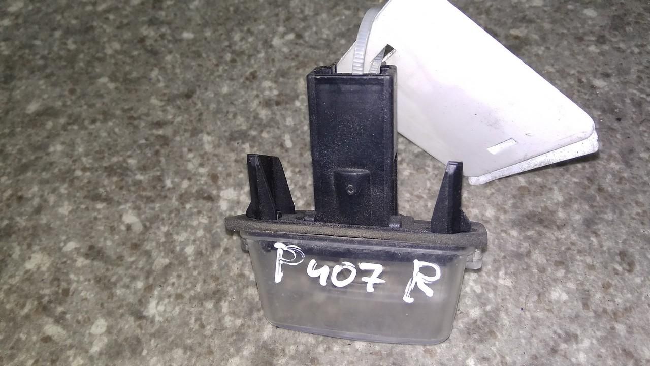 подсветка номера Peugeot 407 1 поколение 2008 - фото №1