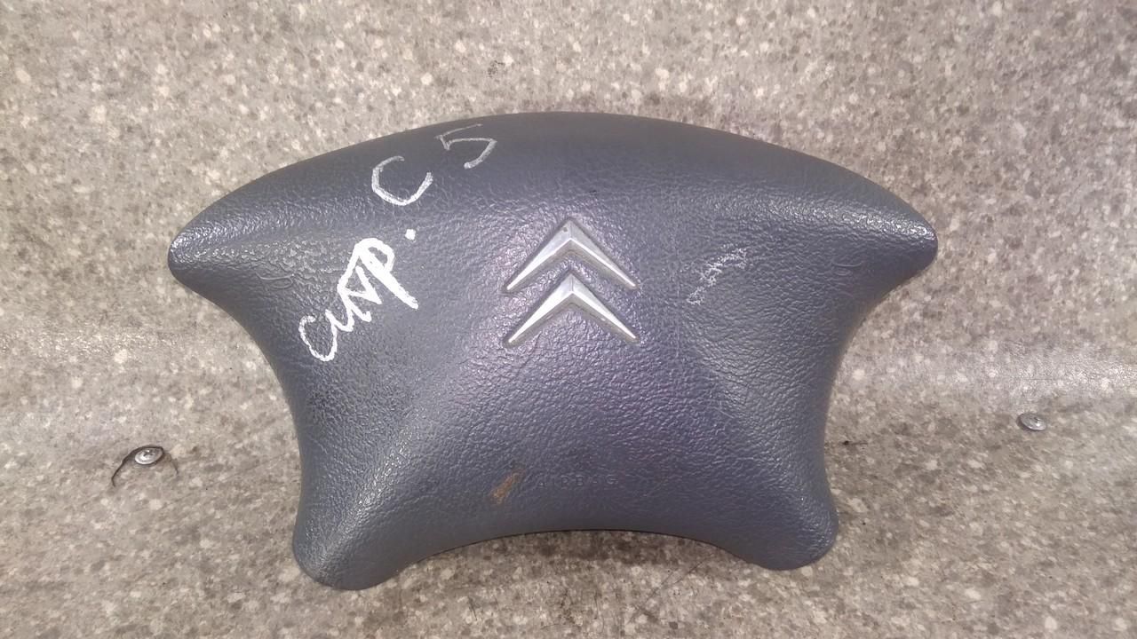 подушка безопасности водителя Citroen C5 1 поколение 2003 - фото №1