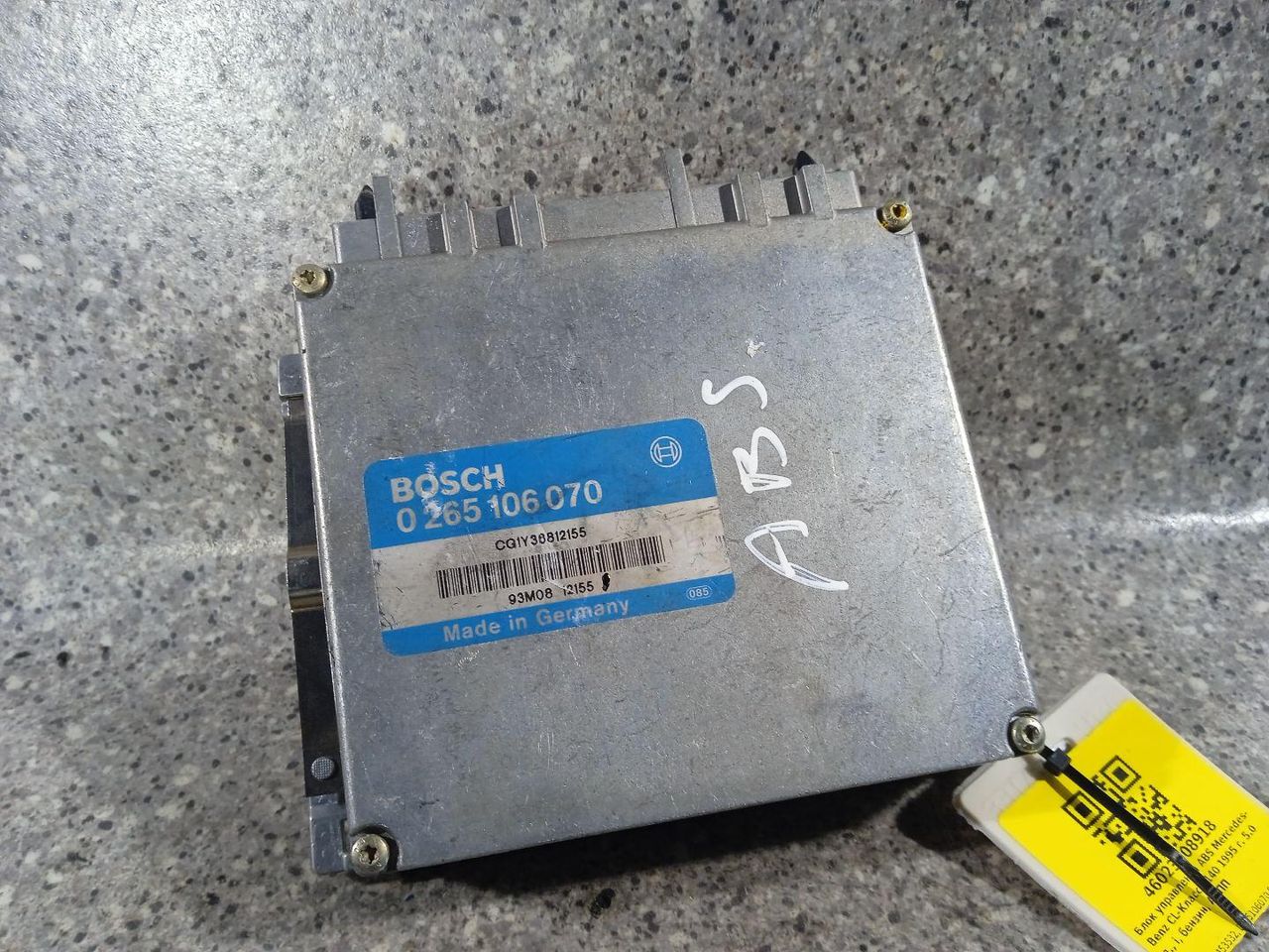 Блок управления ABS/ESP Mercedes-Benz CL-Класс C140 1995, 5.0 л., i, бензин, АКПП, купе, 015453532, 0265106070 - фото №1