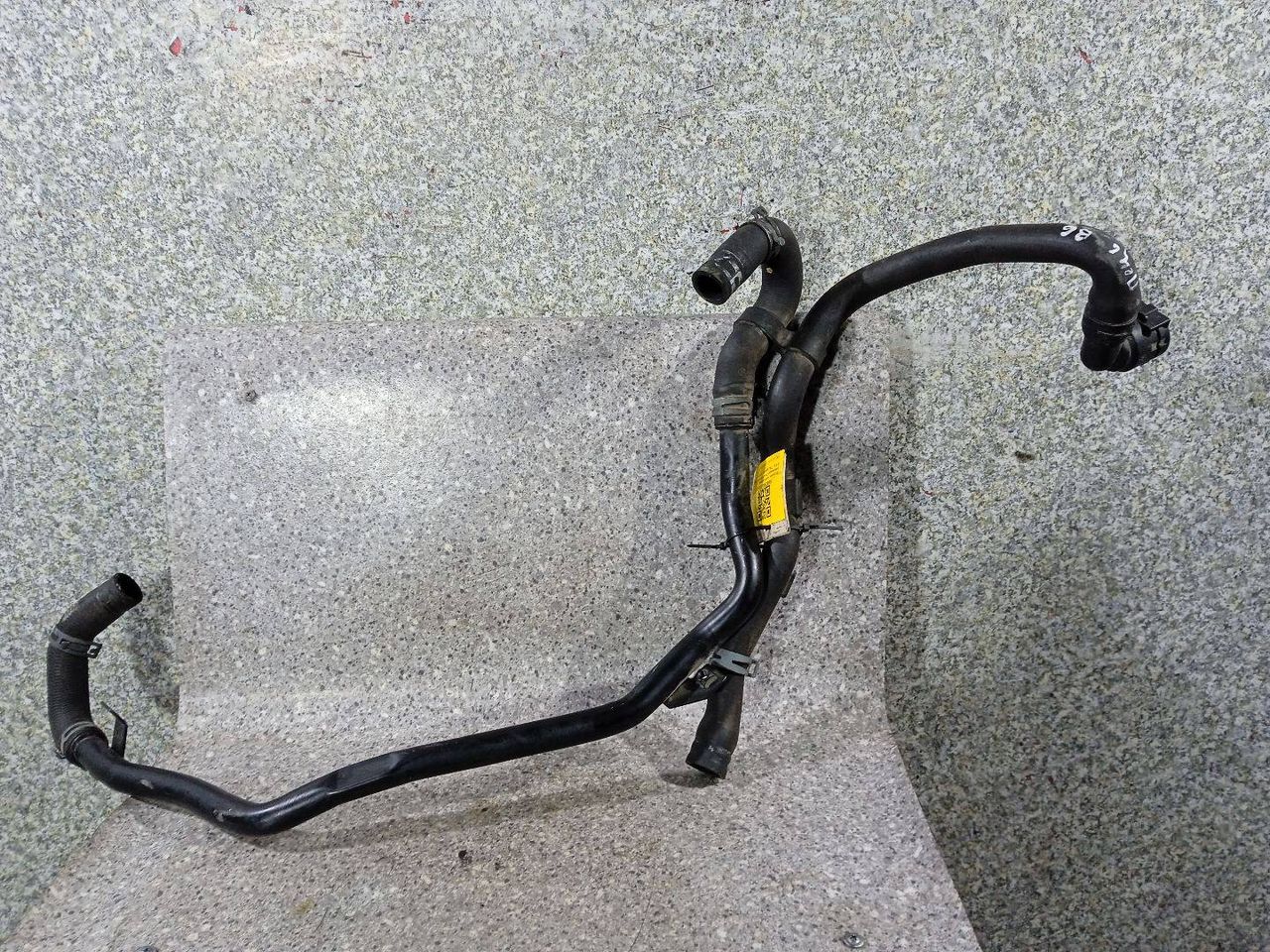 патрубок радиатора Volkswagen Passat B6 (2005 - 2010), 2.0 л., TDi, CBA, дизель, МКПП, 1K0122291H, 3C0121156BD, 5N0121070F - фото №1