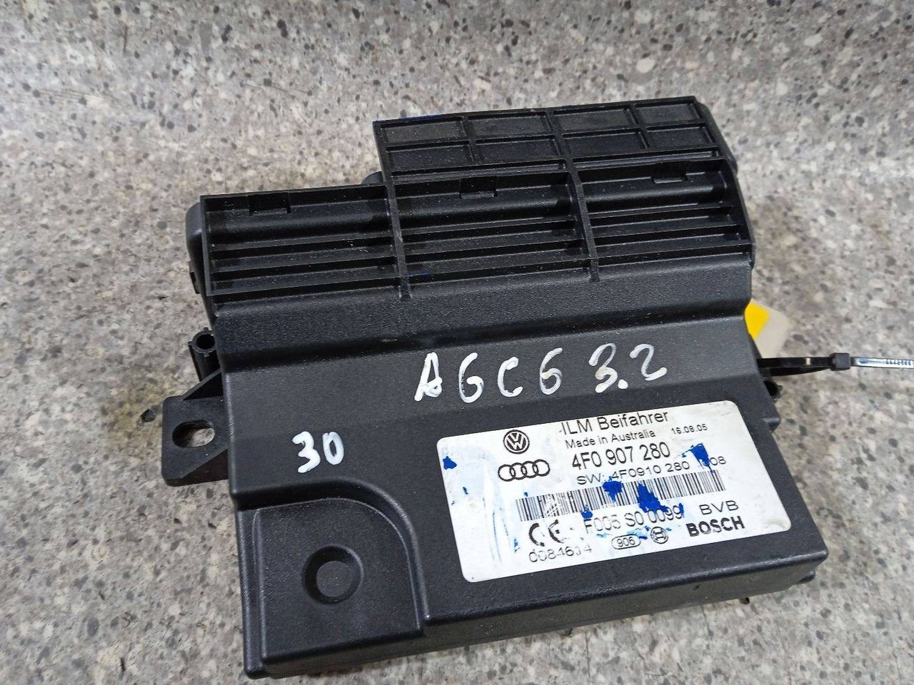 Блок управления BCM (Body Control Module) Audi A6 4F/C6 (2004 - 2008), 4F0907280, 4F0910280 - фото №1