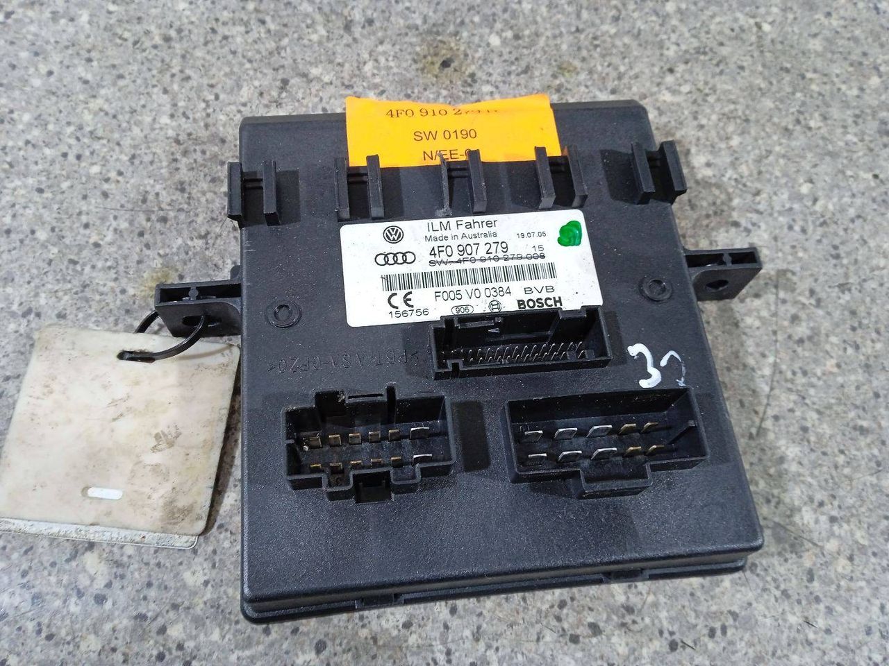 Блок управления BCM (Body Control Module) Audi A6 4F/C6 (2004 - 2008), 4F0907279D - фото №1