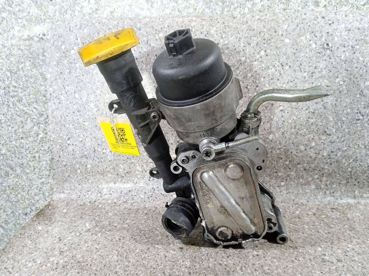 корпус масляного фильтра Opel Corsa C (2000 - 2003), 1.3 л., CDTi, дизель, 55193747, A4K16N3467 - фото №1