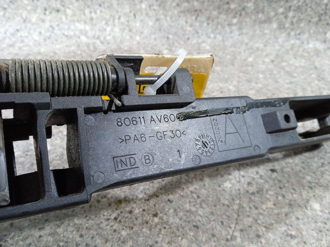 ручка наружная Nissan Primera P12 (2001 - 2008), 80611AV600 - фото №1