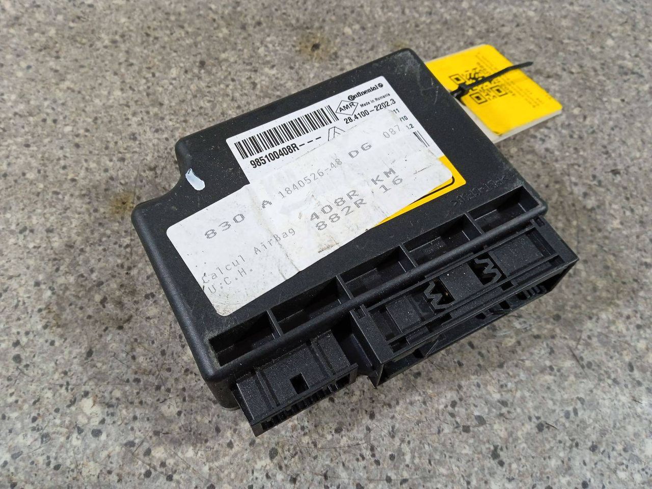 блок AirBag Renault Scenic 3 поколение (2009 - 2012), 985100408R - фото №1