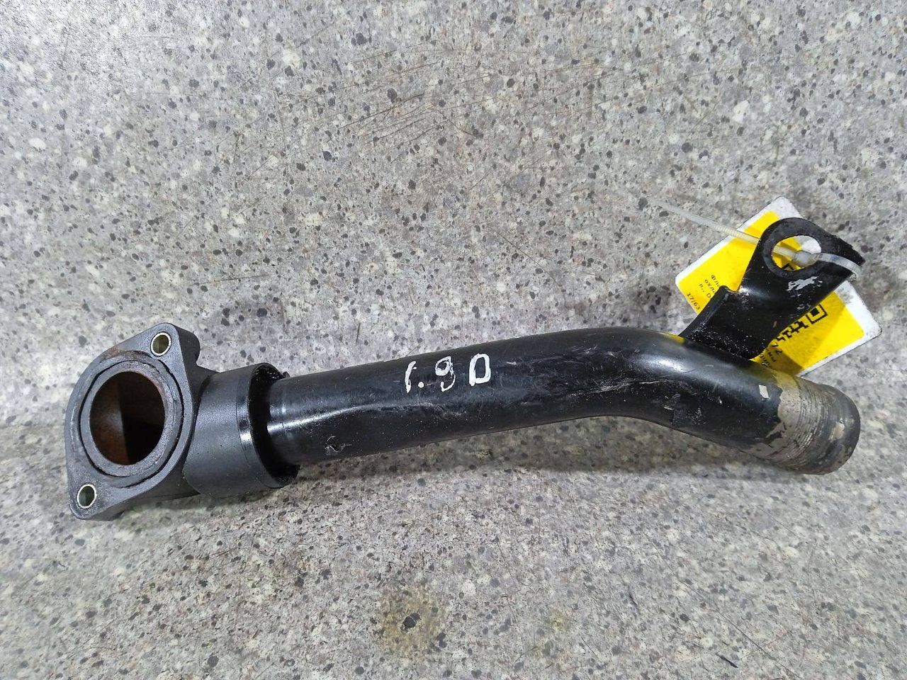 фланец (тройник) системы охлаждения Renault Laguna 2 поколение (2001 - 2005), 1.9 л., DCi, F9Q 670, дизель, 7700113645 - фото №1