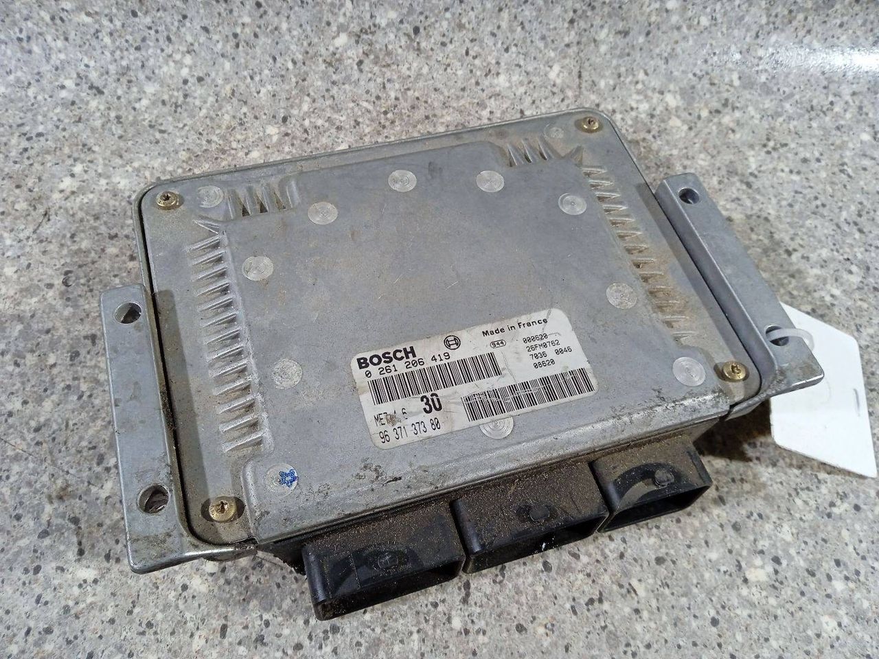 блок управления двигателем Citroen C5 1 поколение (2000 - 2004), 3.0 л., i, XFX (10FJ2H), бензин, 0261206419, 9637137380 - фото №1
