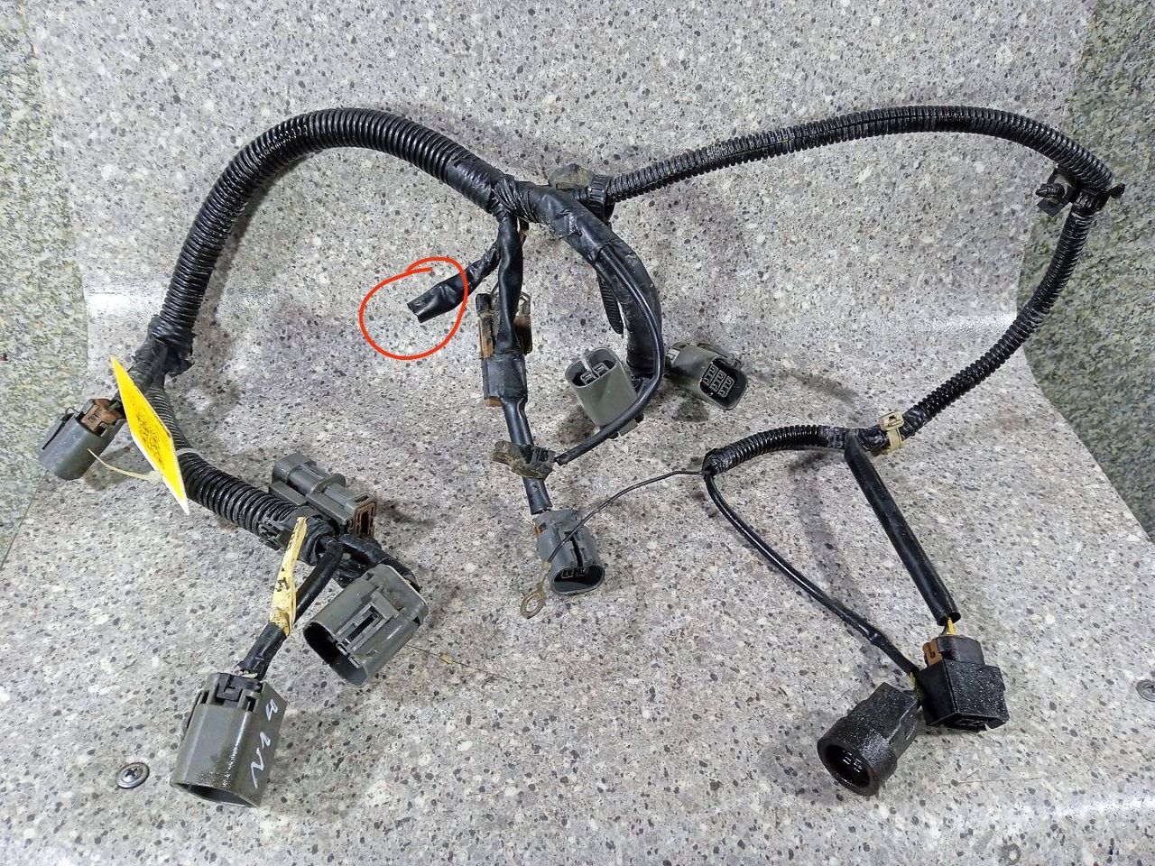 проводка двигателя Nissan Sunny N14 (1991 - 1995), 1.6 л., i, GA16DE, бензин, 24007-71C00 - фото №1