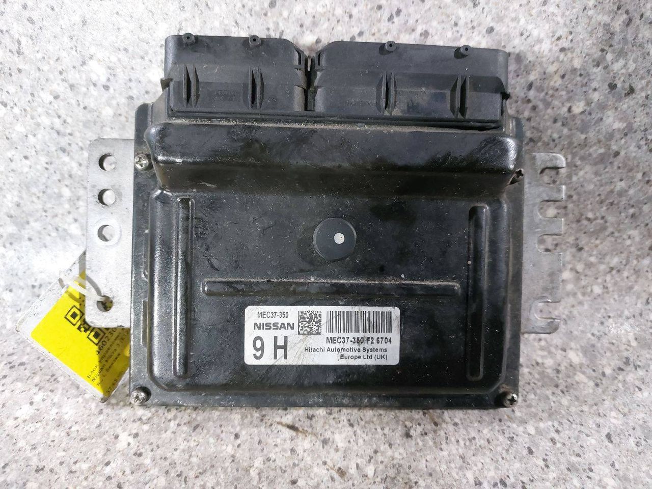 блок управления двигателем Nissan Micra 3 поколение (K12) (2002 - 2007), 1.4 л., i, CR14DE, бензин, MEC37-350F26704 - фото №1
