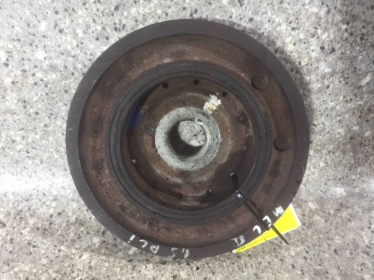 шкив коленвала Renault Megane 2 поколение (2002 - 2006), 1.5 л., DCi, K9K 260, дизель, 01003185800 - фото №1