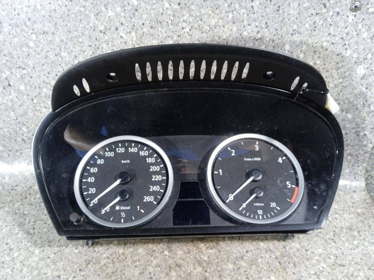 щиток приборов (приборная панель) BMW 5 серия E60/E61 (2002 - 2007), 2.0 л., D, дизель, АКПП, задний привод, 110080213, 62.11-6983161, A2C53103634, 6952897 - фото №1