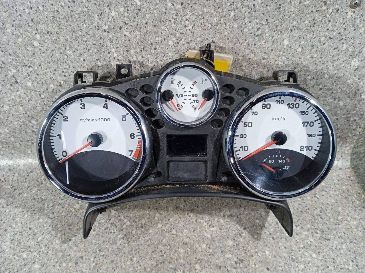 щиток приборов (приборная панель) Peugeot 207 1 поколение (2006 - 2009), 1.6 л., VTI, бензин, МКПП, 9662904080, A2C53190333, A2C53065549 - фото №1