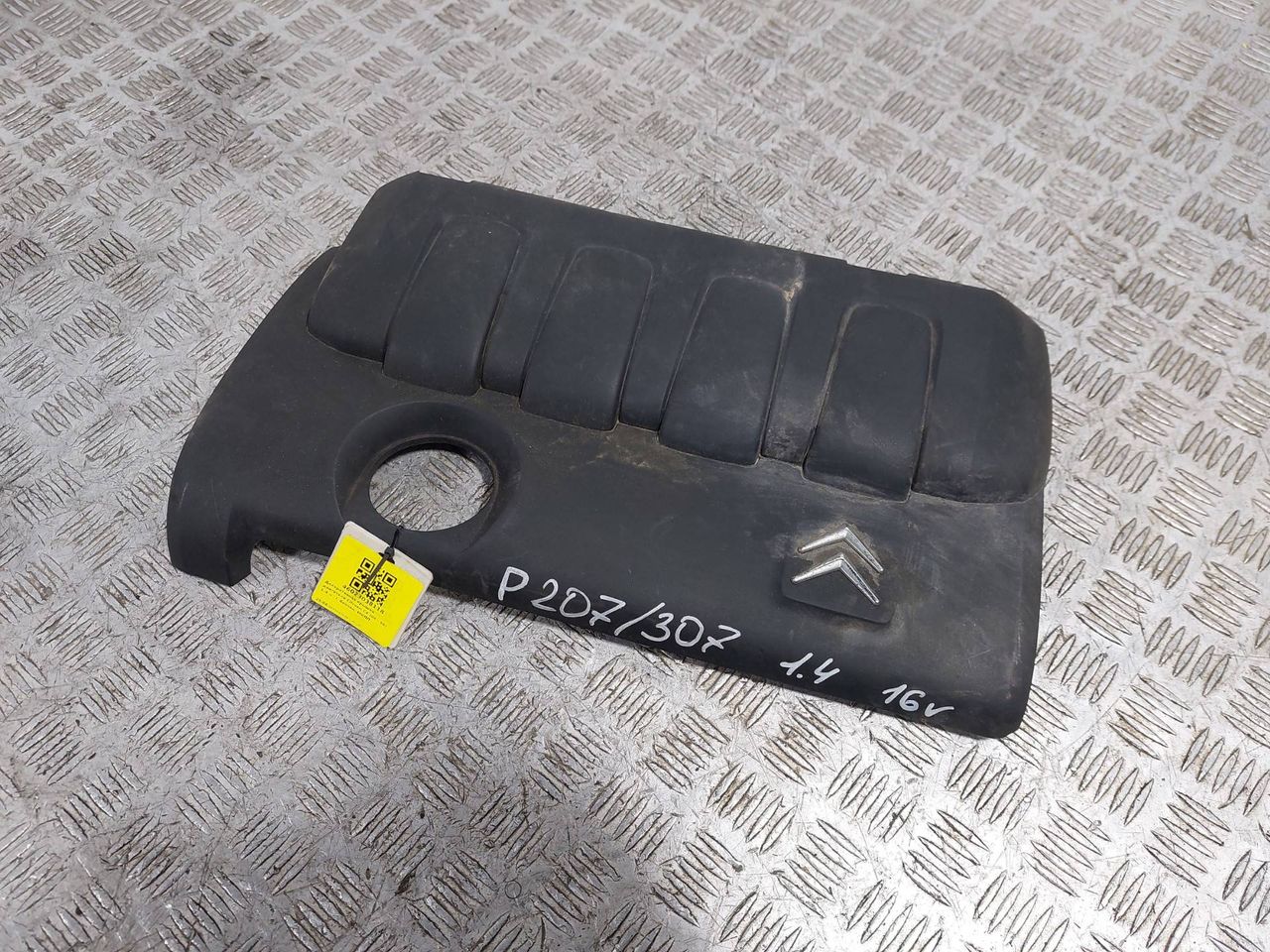 декоративная крышка двигателя Citroen C4 1 поколение (2004 - 2008), 1.4 л., i, KFU (ET3J4), бензин, МКПП, 9648443480 - фото №1