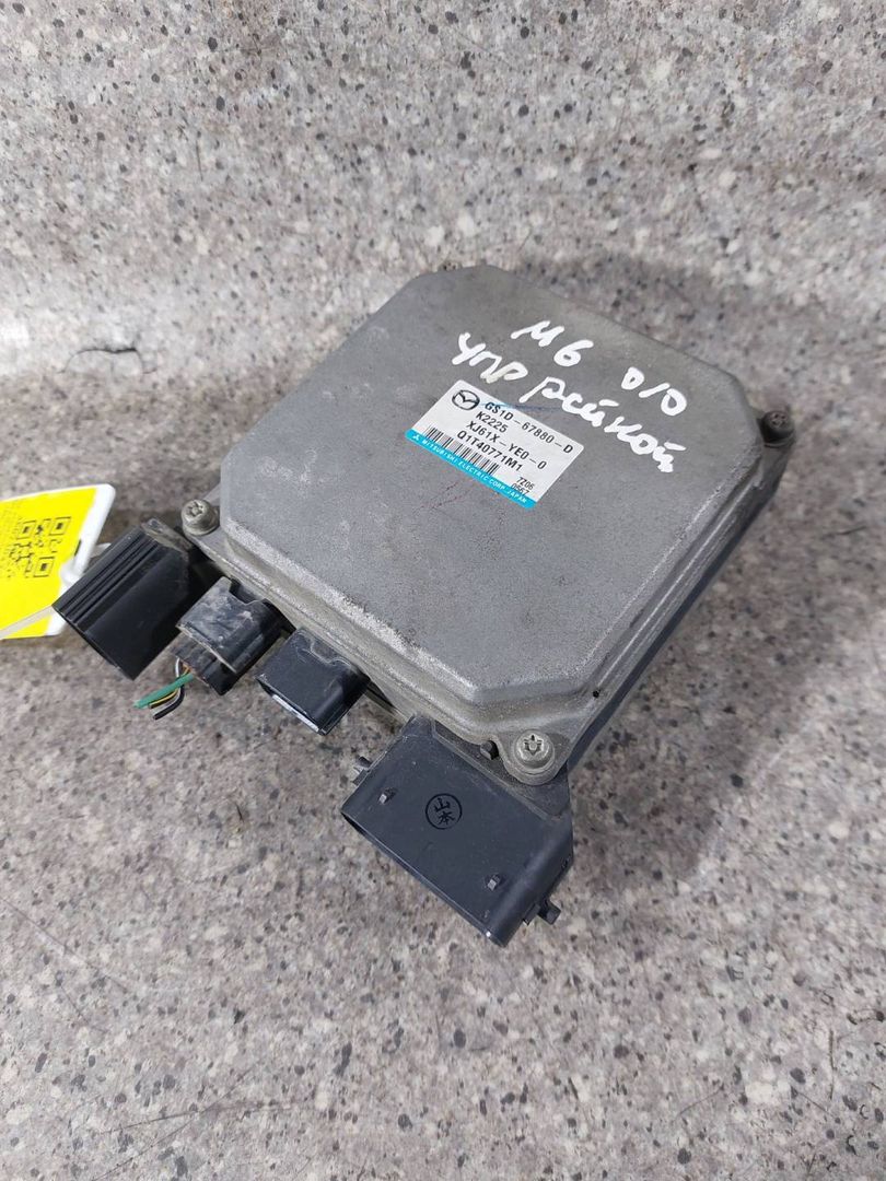 блок управления рулевой рейки Mazda 6 GH (2007 - 2012), 2.0 л., cTDi, RF7J, дизель, МКПП, GS1D67880D, XJ61X-YE0-0 - фото №1