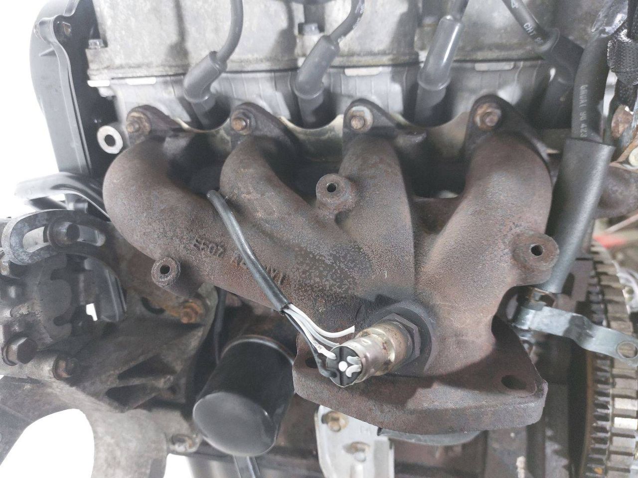 коллектор выпускной Chevrolet Spark M200 (2005 - 2009), 1.0 л., i, B10S1, бензин, МКПП - фото №1