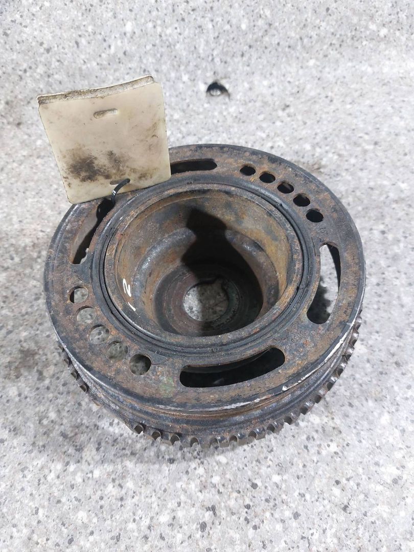 шкив коленвала Opel Astra G (1998 - 2009), 1.6 л., i, Z 16 SE, бензин - фото №1