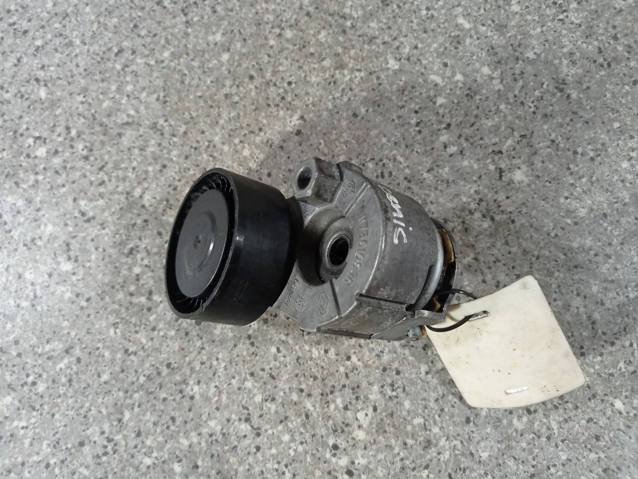 Натяжитель ремня агрегатов Renault Scenic 3 поколение (2009 - 2012), 1.5 л., DCi, K9K 836, дизель, 6МКПП, 117501083R - фото №1