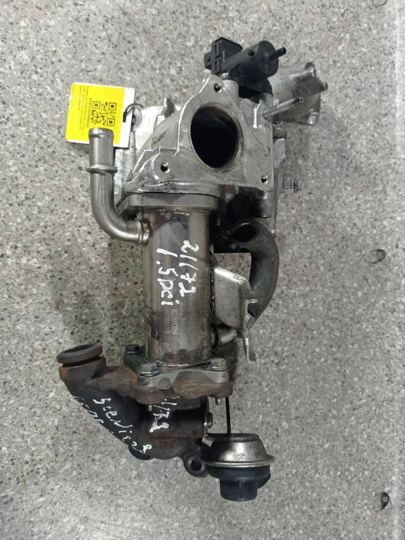 охладитель EGR / Радиатор EGR Renault Scenic 3 поколение (2009 - 2012), 1.5 л., DCi, K9K 836, дизель, 6МКПП, 8200912059 - фото №1