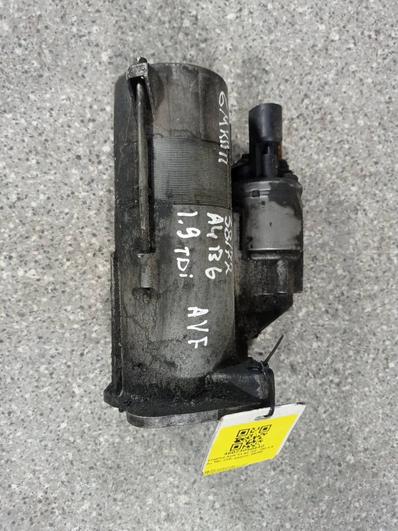 стартер Audi A4 B6 (2000 - 2006), 1.9 л., TDi, AVF, дизель, МКПП, полный привод, 068911024L - фото №1