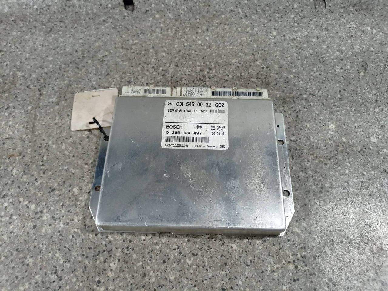 Блок управления ABS/ESP Mercedes-Benz CL-Класс C215 (1999 - 2002), 5.0 л., i, 0315450932, 0265109497 - фото №1