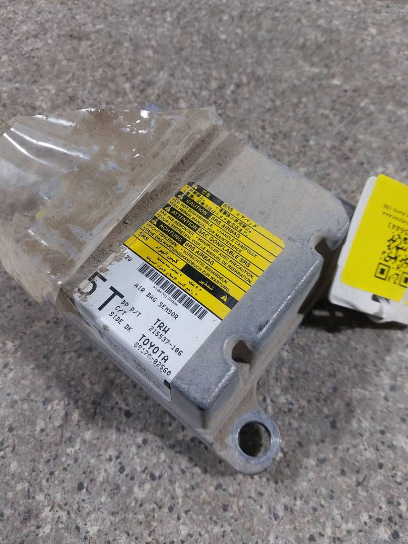 блок AirBag Toyota Auris 1 поколение (2006 - 2009), хетчбэк 5 дв., 215537-106, 89170-02560 - фото №1
