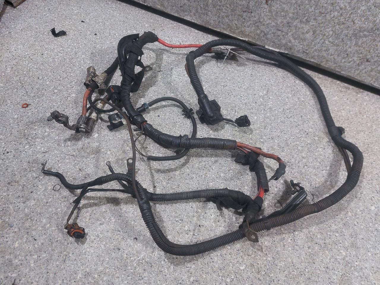 плюсовой провод аккумулятора Opel Zafira 2 поколение (B) (2005 - 2008), 1.9 л., CDTi, Z 19 DT, дизель, МКПП, 55561062 - фото №1