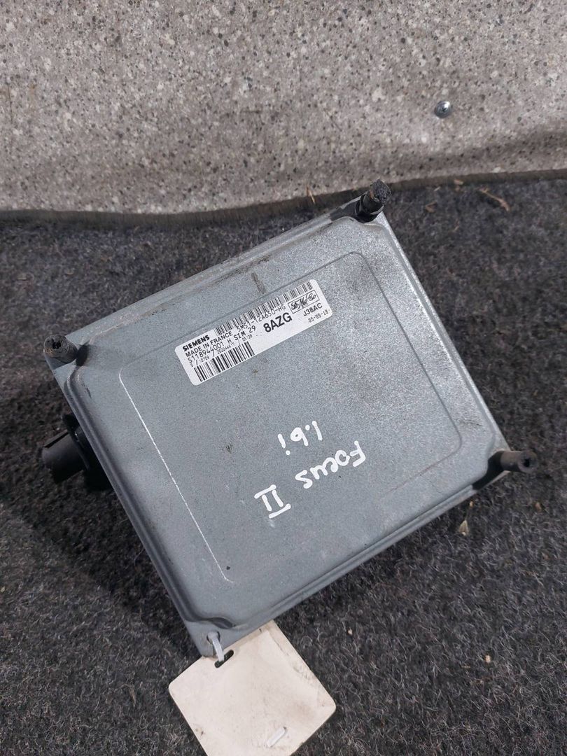 блок управления двигателем Ford Focus 2 поколение (2004 - 2008), 1.6 л., i, HXDA, бензин, 5МКПП, 5M51-12A650-HG, S118944001 - фото №1