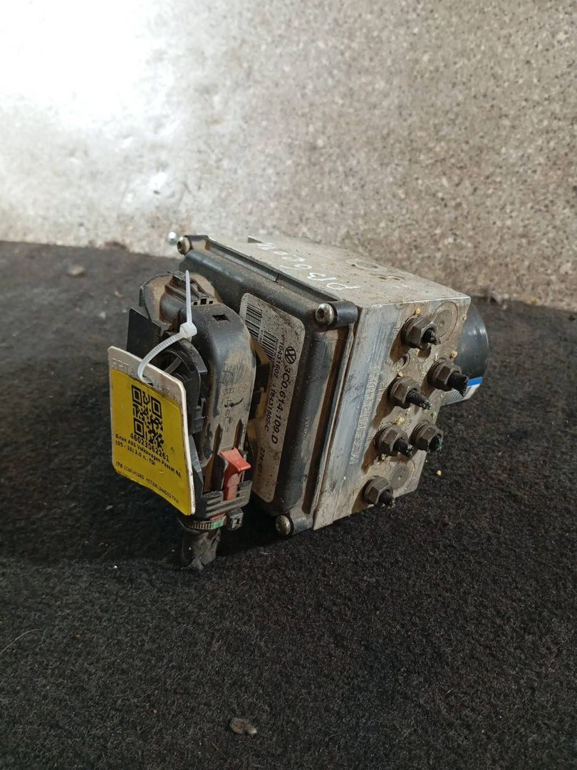 блок ABS Volkswagen Passat B6 (2005 - 2010), 2.0 л., TDi, 3C0614109D, HC7290L344DEO - фото №1