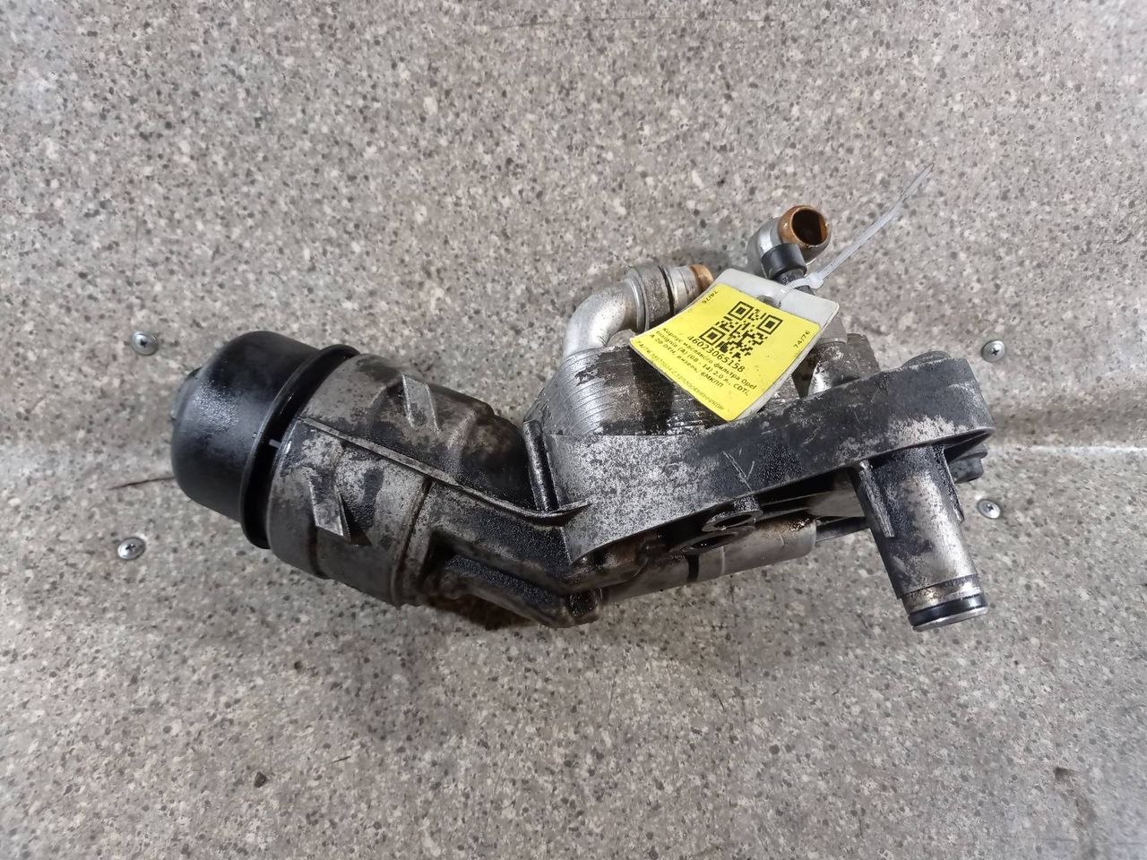 корпус масляного фильтра Opel Insignia 1 поколение (A) (2008 - 2014), 2.0 л., CDTi, A 20 DTH, дизель, 6МКПП, передний привод, 55577034 - фото №1