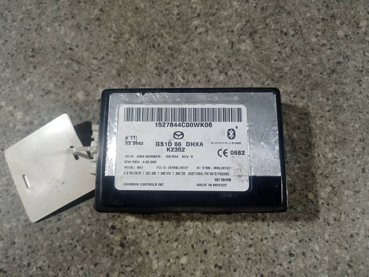 блок Bluetooth Mazda 6 GH (2007 - 2012), GS1D66DHXA - фото №1