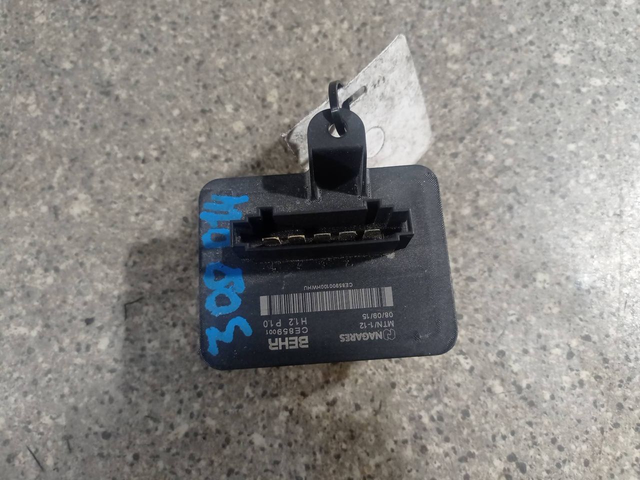 сопротивление печки Peugeot 308 T9 (2013 - 2017), 1.2 л., Ti, МКПП, хетчбэк 5 дв., CE859001 - фото №1