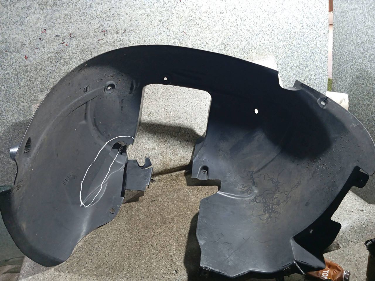 защита арок передняя правая (подкрылок) Citroen C4 Picasso 1 поколение (2006 - 2013), 4089PB010, 9653141980 - фото №1