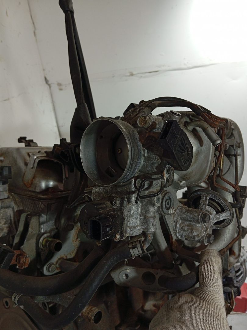 заслонка дроссельная Mitsubishi Lancer 9 поколение (2003 - 2010), 1.6 л., i, 4G18, бензин, АКПП, передний привод, AC50-356 - фото №1