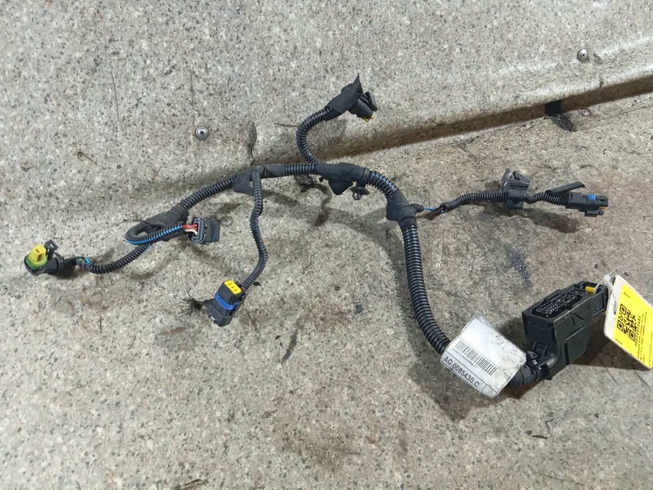 Проводка КПП Citroen C4 1 поколение (2004 - 2008), 1.6 л., 9HZ (10JB86), дизель, робот, AG0085430C - фото №1