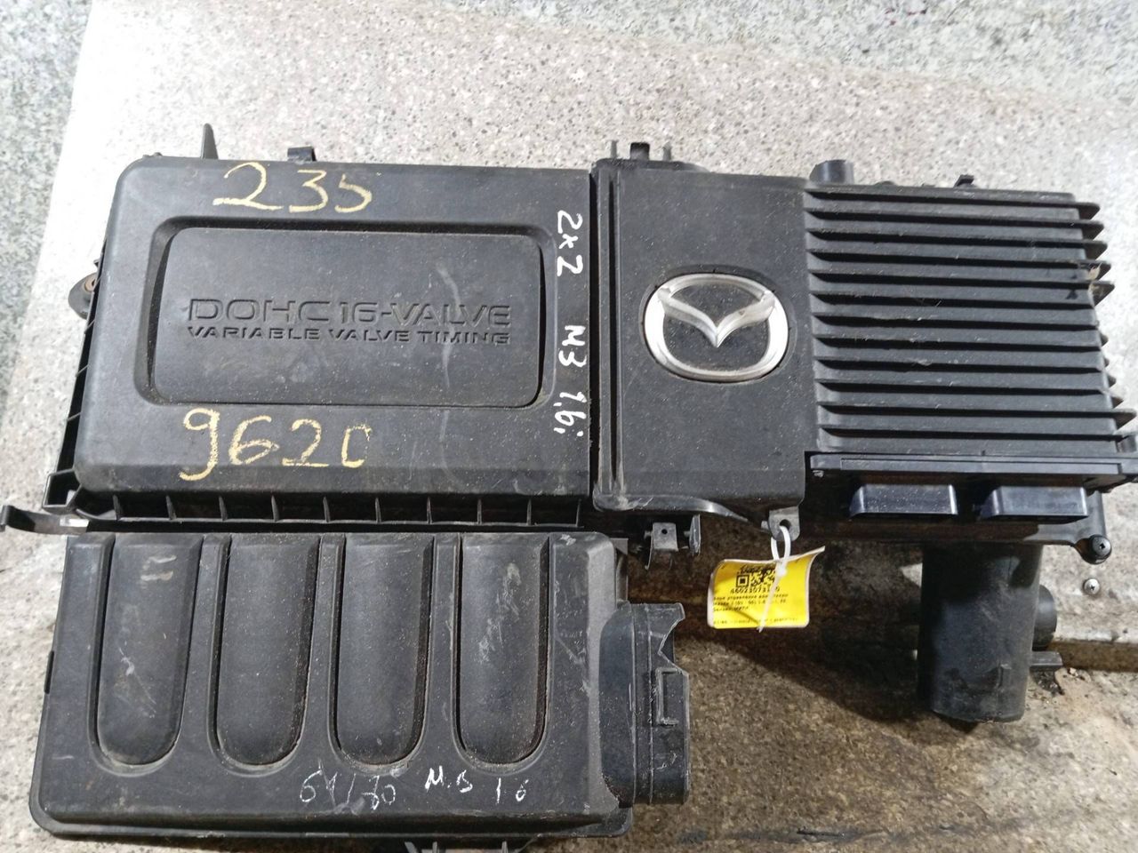блок управления двигателем Mazda 3 BK (2003 - 2005), 1.6 л., i, Z6, бензин, МКПП, 1001409361 - фото №1