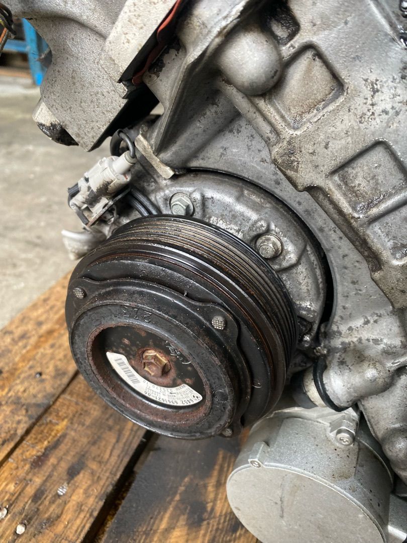 компрессор кондиционера BMW 3 серия E90/E91/E92/E93 2007, 3.0 л., N53 B30 A, бензин, АКПП, 64526961621, 6961621, 9180549, 64509180549, 7SBU17C