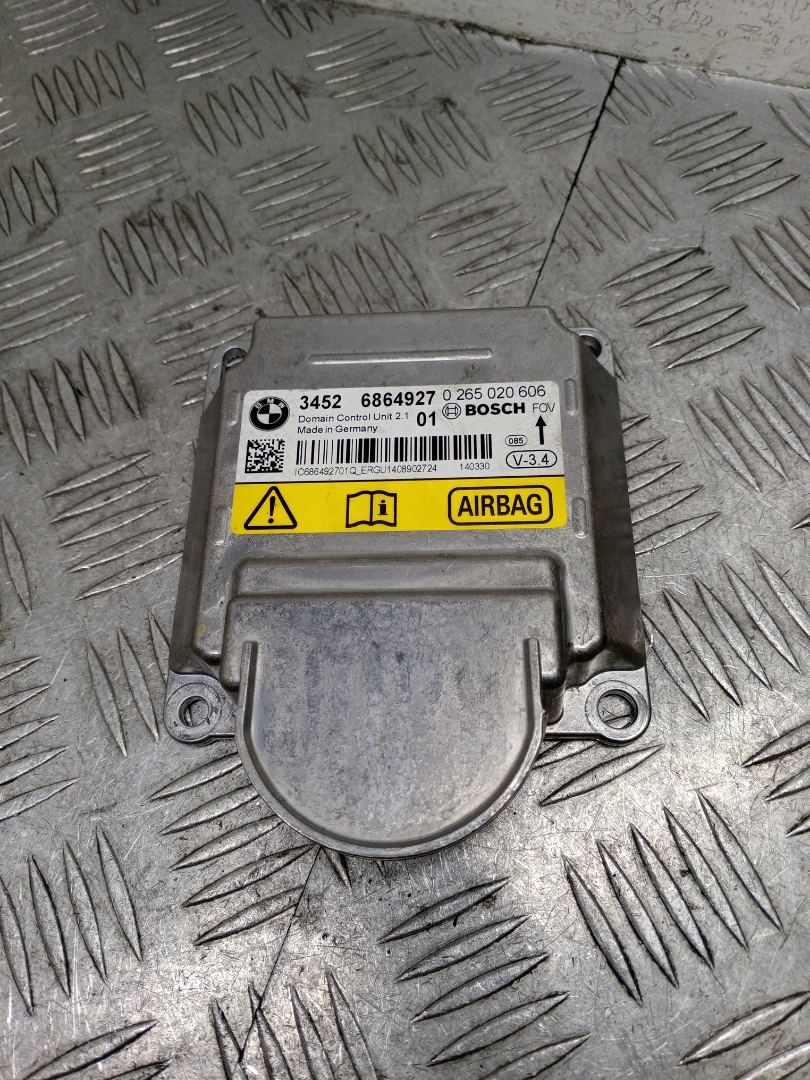 блок AirBag BMW 5 серия F10/F11 [рестайлинг] F10 2014, 2.5 л., дизель, АКПП, carbonschwarz metallic (416), седан, задний привод, правый руль, 34526864927, 6864927