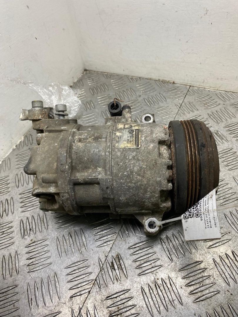 компрессор кондиционера BMW Z4 E85 2003, 2.5 л., M54 B25 (256S5), бензин, АКПП, 64526905643, 6905643