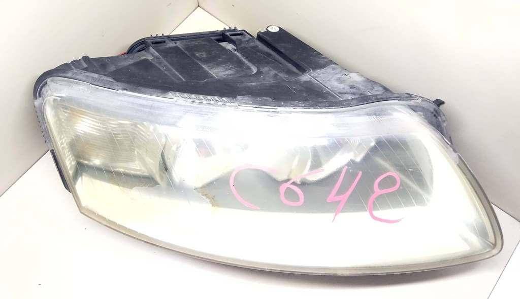 фара правая Audi A6 4F/C6 2005, 3.2 л., i, BKH, бензин, АКПП, серебристый, седан, передний привод, 4F0941004M - фото №1