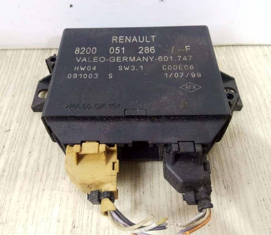блок управления парктрониками Renault Laguna 2 поколение 2004, 2.2 л., DCi, G9T 605, дизель, АКПП, серый, универсал, передний привод, 8200051286, VALEO - фото №1