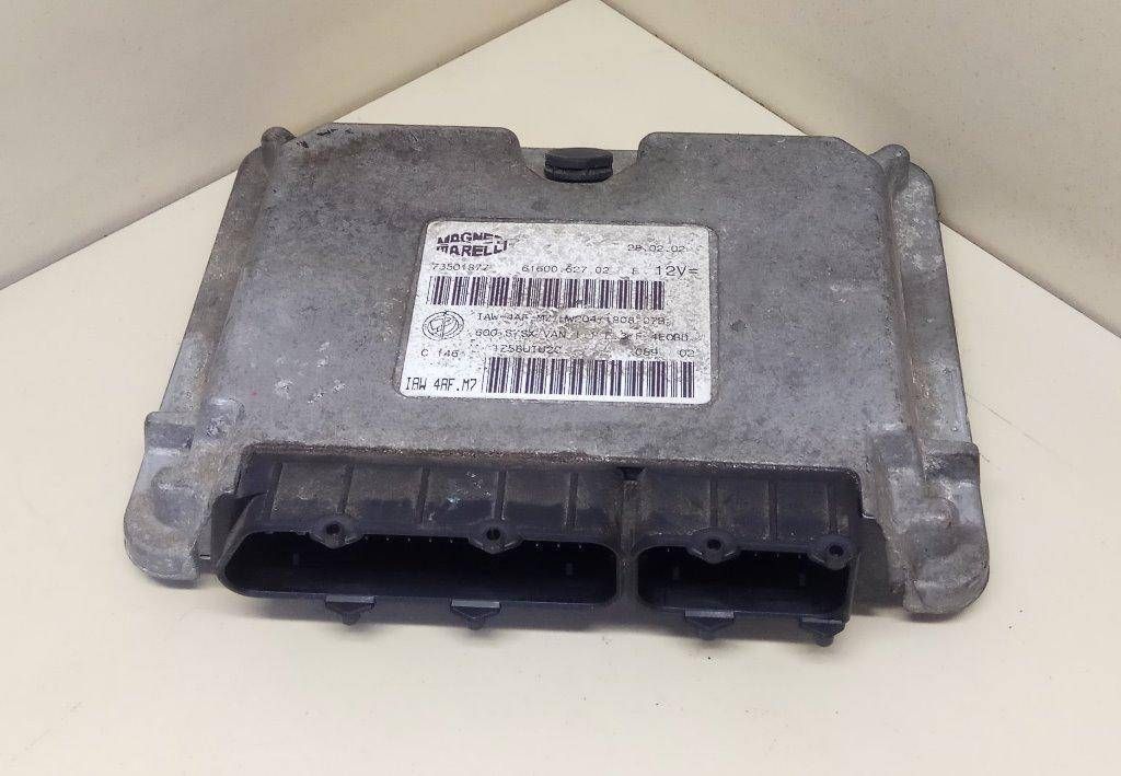 блок управления двигателем Fiat Seicento 1 поколение 2002, 1.1 л., i, 187 A1.000, бензин, МКПП, хетчбэк 3 дв., передний привод, 6160062702F, 73501877 - фото №1