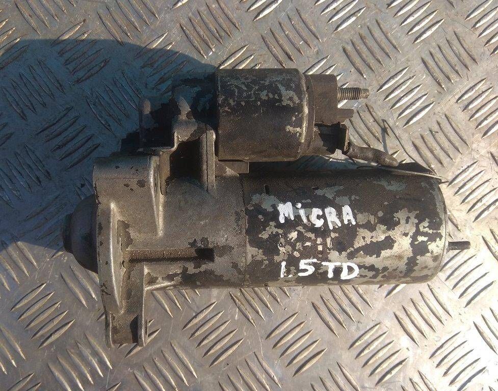 стартер Nissan Micra 2 поколение (K11) 1999, 1.5 л., TD, дизель, BOSCH, 0001108085, 1005821537 - фото №1