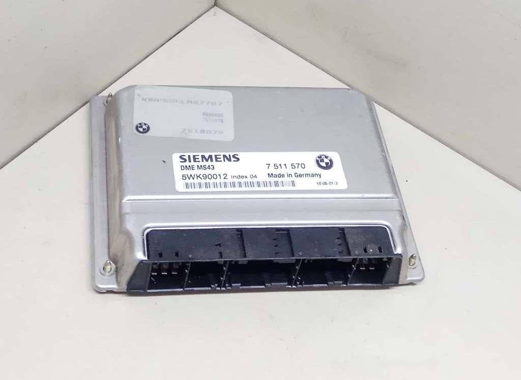 блок управления двигателем BMW X5 E53 2001, 3.0 л., i, бензин, АКПП, серый, внедорожник 5 дв., полный привод, 5WK90012, 7511570 - фото №1