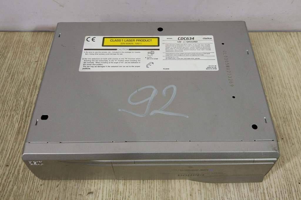CD-чейнджер BMW 5 серия E34 1995, 2.5 л., TD, M51 D25 (256T1), дизель, МКПП, чёрный, седан, задний привод, CLARION, CDC634 - фото №1