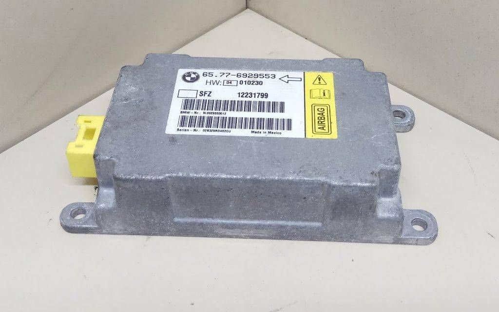 блок AirBag BMW 7 серия E65/E66/E67 E65 2003, 4.4 л., i, M62 B44 (448S1), бензин, АКПП, черный, седан, задний привод, 65.77-6929553 - фото №1