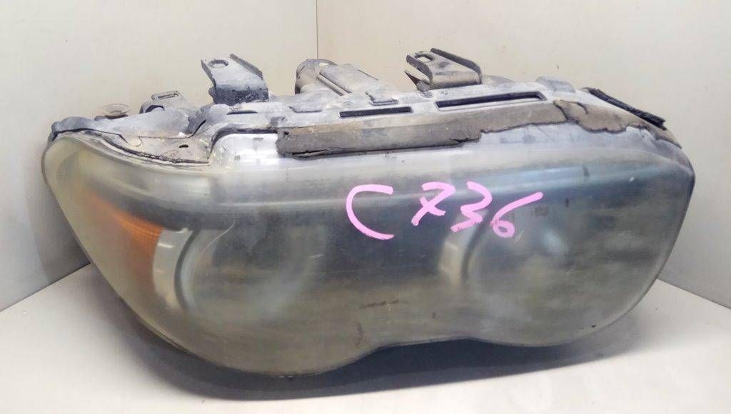фара правая BMW 7 серия E65/E66/E67 E65 2003, 4.4 л., i, M62 B44 (448S1), бензин, АКПП, черный, седан, задний привод, 5DV00829000 - фото №1
