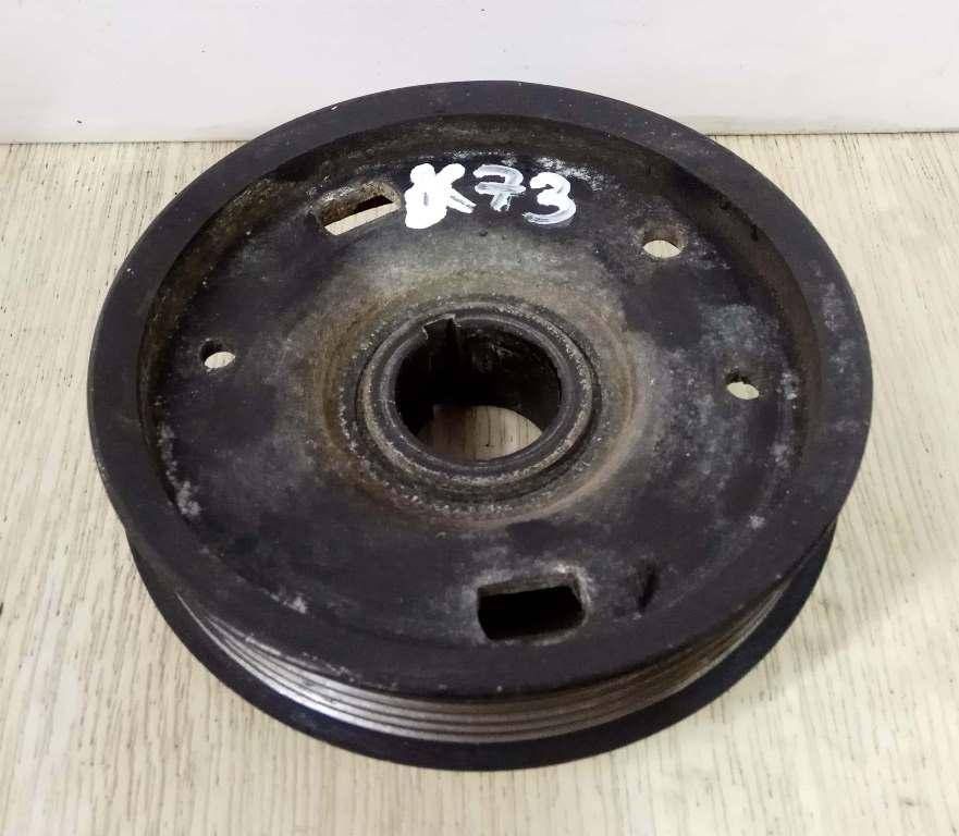 шкив коленвала Nissan Primera P11 2000, 2.0 л., CD20T, дизель, МКПП, зеленый, хетчбэк 5 дв., передний привод - фото №1