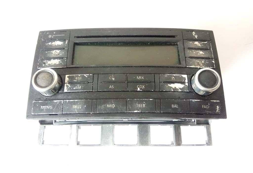 магнитола Volkswagen Touareg 1 поколение 2005, 3.2 л., i, BMX, бензин, АКПП, серый, внедорожник 5 дв., полный привод, 7L6035180 - фото №1