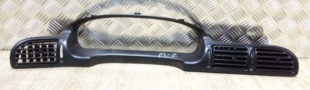 рамка панели приборов Peugeot 406 1 поколение 1998, 2.0 л., HDi, RHZ (DW10ATED), дизель, МКПП, серебристый, универсал, передний привод, 9616431577 - фото №1