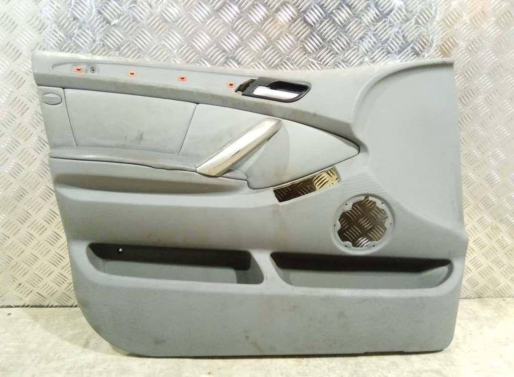 обшивка двери передняя левая BMW X5 E53 2001, 3.0 л., i, бензин, АКПП, серый, внедорожник 5 дв., полный привод, 51418264103 - фото №1